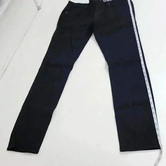 Frame L’Homme Black Low Rise Skinny Jeans In Noir - Picture 3 of 14